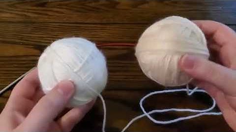 Knitting a Two Color Mitered Square