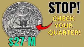 STOP! Check Your Pocket NOW! Rare Quarters Worth Big Money!