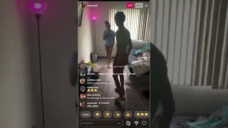 Zaywoah and gf on live