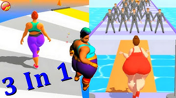3 in 1 games Fat 2 Fit vs Fat 2 Fit Runner 3D- Body Race vs Fat Race.
