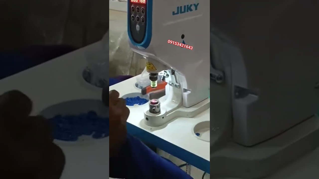 Automatic Eyelet Servo Grommet Button Hole Industrial