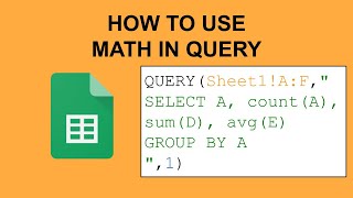 Calculate average, count, and total in Google Sheets QUERY