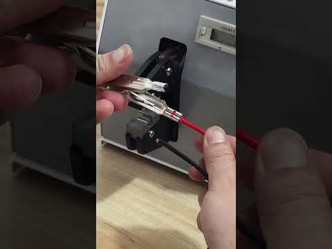 Electric Terminal Crimping Machine for Alligator Clips | Factory Automation Tool