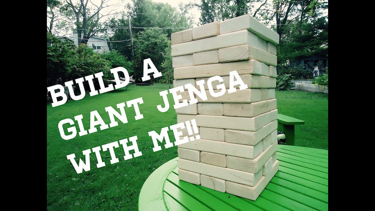 Build a Giant Jenga With Me!!
