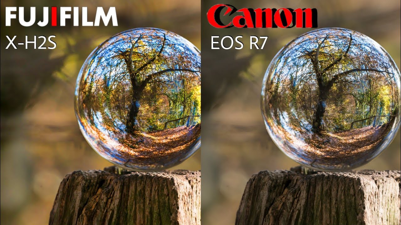 Fujifilm XH2S Vs Canon EOS R7 Camera Test YouTube
