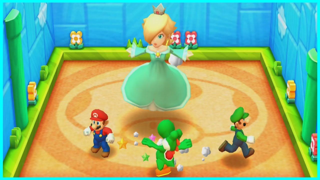 Mario Party The Top 100 Mush Pit All Minigames (Mario vs Rosalina vs