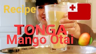 Otai Mango.  Best Tongan drink. Fresh fruit drink. polytube tonga  freshfruit beverage mango