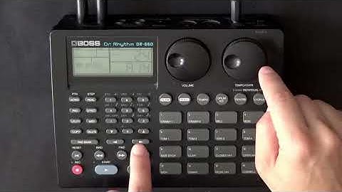 Boss DR-660 - Samples and FX Edit Demo (Sounds Only)