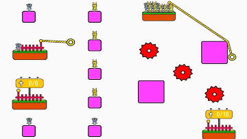 Rope Rescue! - Unique Puzzle - All Levels Gameplay Levels 1-20 Android, iOS