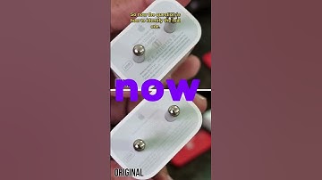 🤔Original vs Fake Apple 20W Charger - #shorts #apple #asmr