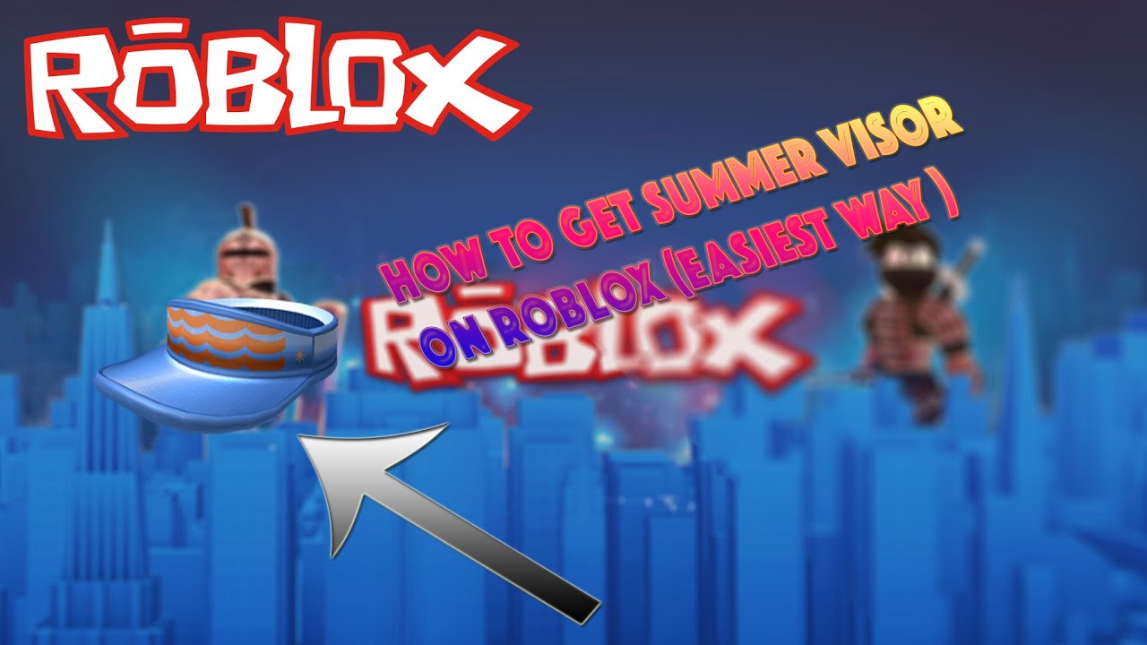 How To Get Summer Visor Youtube - roblox visor 2009 roblox visor roblox