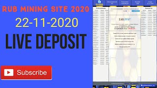 TOP-MINING New RUB Mining Site 2020 || Live Deposit || RUB Mining Site