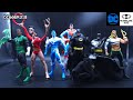 Mcfarlane DC Multiverse Plastic Man Batman Superman Green Lantern Aquaman Toy Review 4K