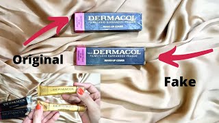 Dermacol foundation fake vs real | Dermacol Foundation review |