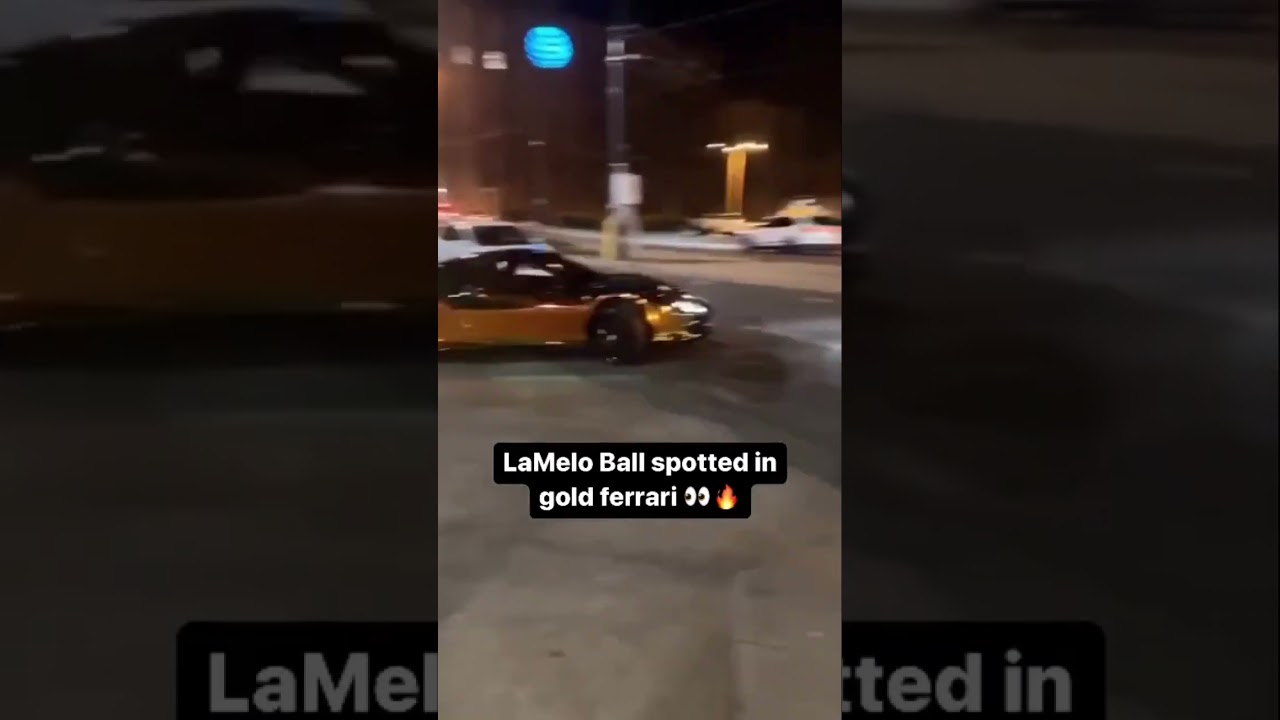 LaMelo Ball Answers How TALL HE IS! LiAngelo Showing off FERRARI with FANS!  