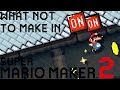 What Not to Make in Super Mario Maker 2