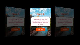 Simple Responsive CSS Card Reflect on Hover with HTML & CSS | HTML CSS Tutorial