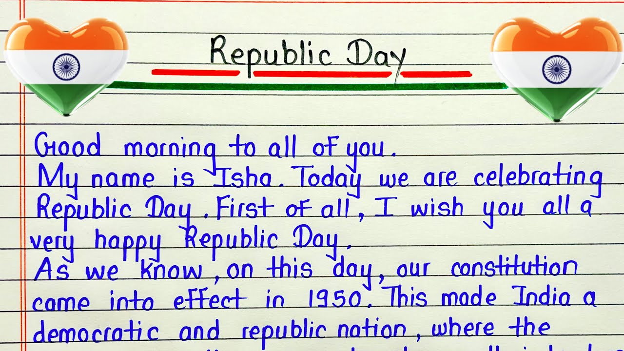 Best Republic Day Speech 2025 🇮🇳 | 26 January speech in English | Speech on Republic Day 2025