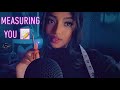 ASMR | Measuring You 📏 (Writing Sounds, Inaudible/Unintelligible Whispers, Personal Attention)