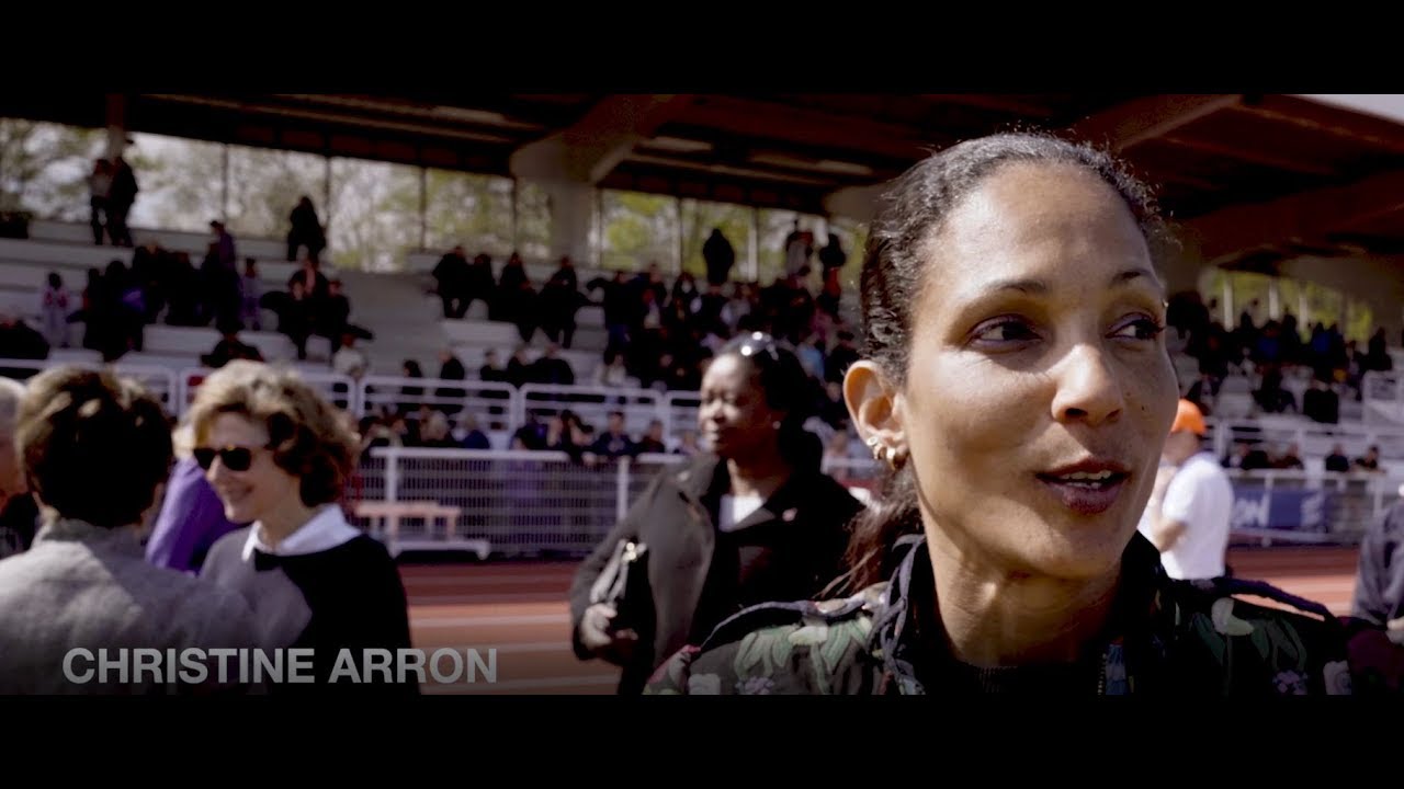 Inauguration du Stade Christine Arron à Sucy-en-Brie