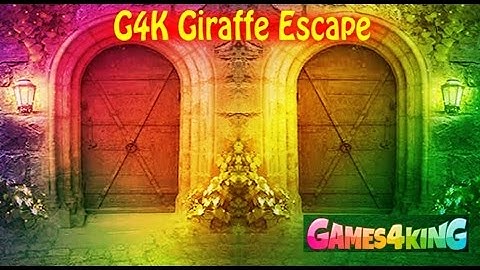 G4K Giraffe Escape walkthrough Games4King..
