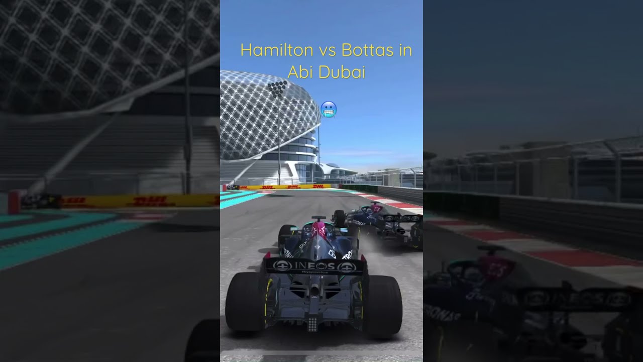 Hamilton vs Bottas in Abu Dhabi 🥶 
