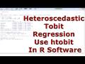 Heteroscedastic Tobit Regression Use htobit With (In) R Software