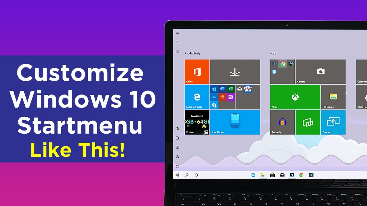 Windows 10 Customize The Start Menu And Taskbar Tamil YouTube Windows 10 Customize The Start Menu And Taskbar Tamil Youtube