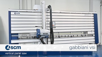 scm gabbiani vsi - the new gabbiani vertical panel saw