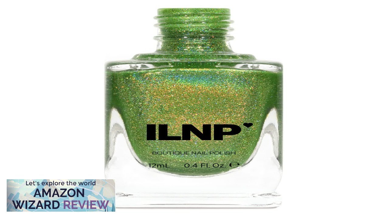 ILNP 1UP Lime Green Holographic Nail Polish Chip Resistant Manicure Long Review