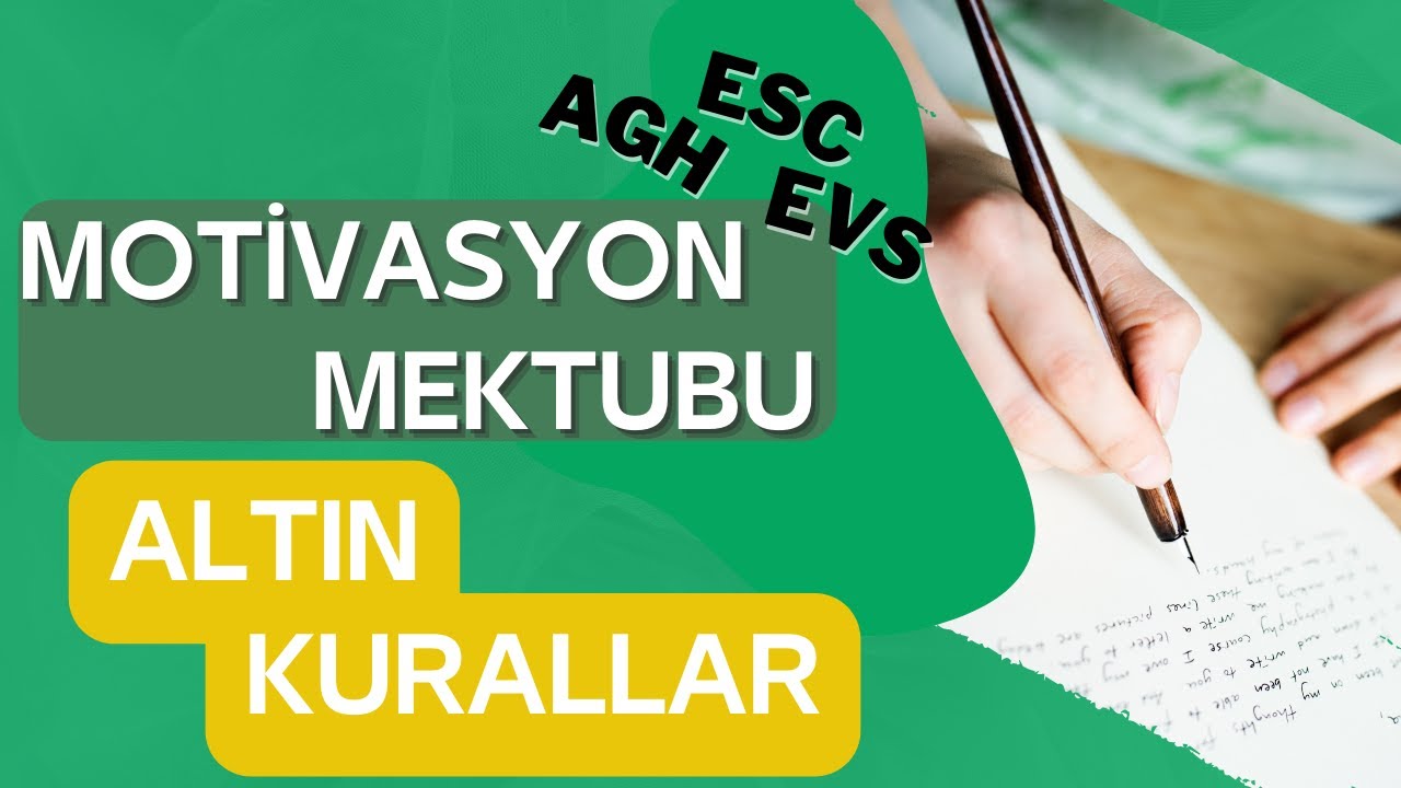 ESC Motivasyon Mektubu Nasıl Olmalı | Avrupa Gönüllü Hizmeti EVS / AGH