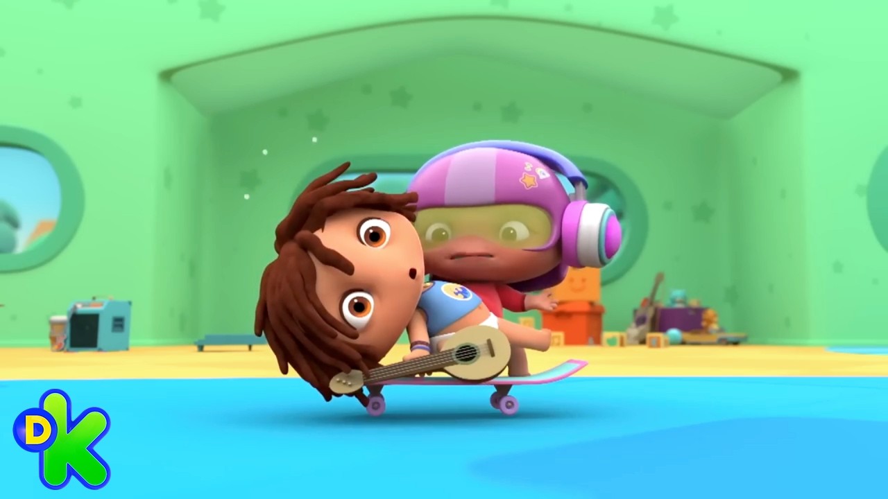 Momentos com Dolores na creche | Mini Beat Power Rockers | Discovery Kids Brasil