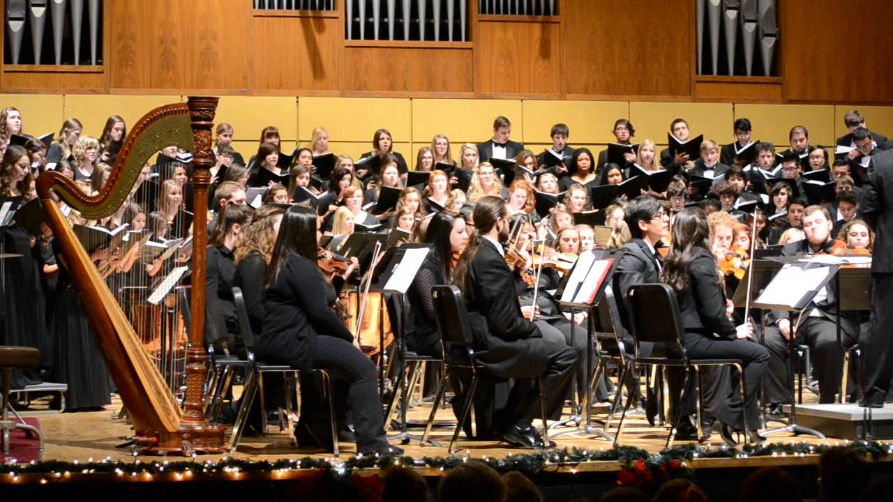 CHS choir with WTAMU choir and symphony orchestra