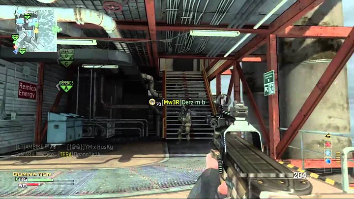 Modern warfare 3 : Moab 100% P90 - Domination sur off shore (200-132) - 36k 1a 1d