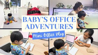Office Adventures with Little Noel: A Day in Mom's Shoes | Sandra Faustina