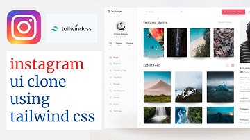 INSTAGRAM UI clone using TAILWIND CSS | ithinktechnologies