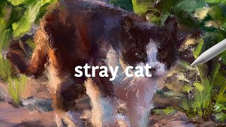 stray cat｜digital painting  #iPadPro  #artset4 screenshot 2