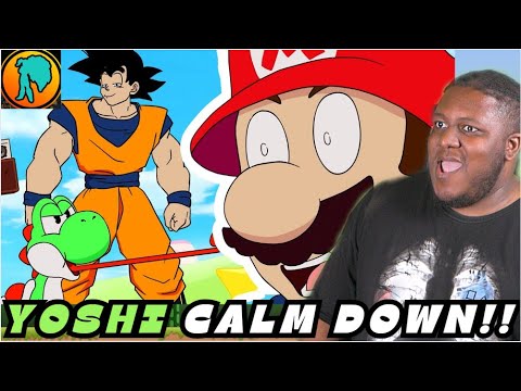 Mario's A BROTHA Now?! | Goku vs MARIO Rap battle! @SSJ9K1 Reaction