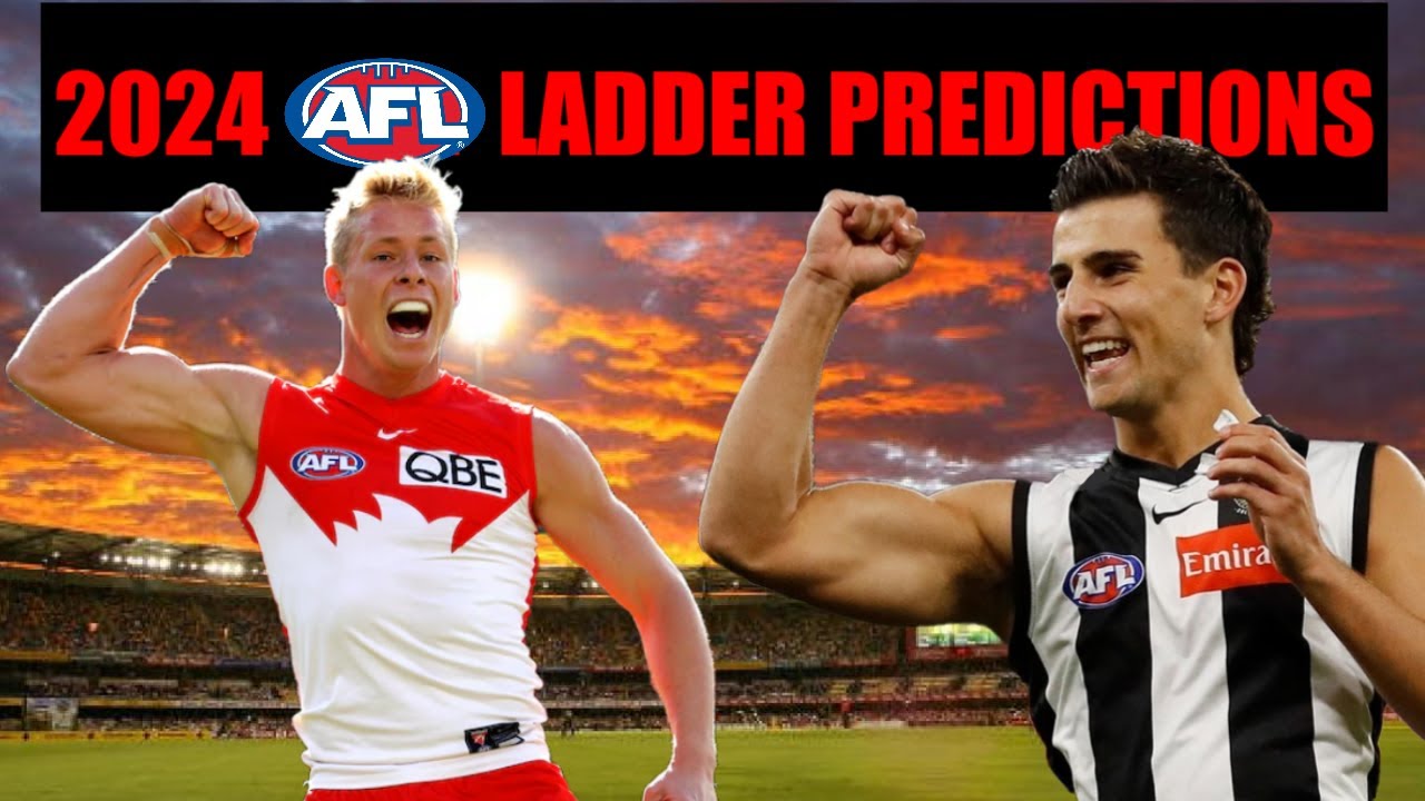 2024 LADDER PREDICTIONS (Including finals and awards predictions) YouTube