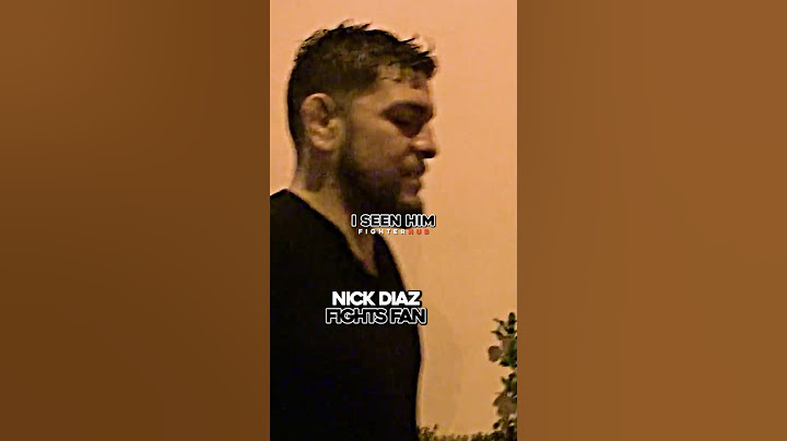 When Nick Diaz STREET Fought🥊🥶