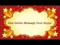 Delete skype message in a minute by bulbul bigboss
