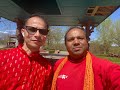 Roshan prabhu family visitbhajan singing new vrindaban sunil sagar west virginia usa