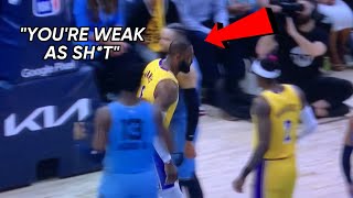 *UNSEEN* LeBron James Tells Dillon Brooks That “He’s Weak As Sh*t” And “Can’t Play”😳
