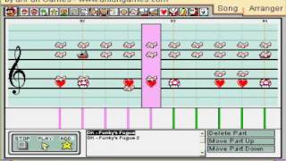 Funky's Fugue from Donkey Kong Country on Mario Paint Composer