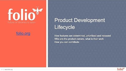 FOLIO Development Lifecycle