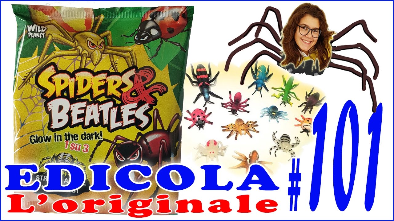EDICOLA #101: SPIDERS & BEATLES - Pacco con 12 bustine (unboxing by Giulia Guerra)