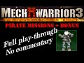 [Longplay, No Commentary] MechWarrior 3: Pirate's Moon (PC, 1999) 1080p Play-through Part 2/2