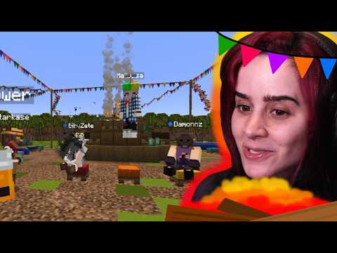 MOONKASE FAZ FESTA JUNINA com 100 FÃS Minecraft