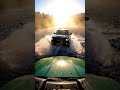 Epic Golden Hour River Crossing! 🌅 Off-Road Truck Adventure