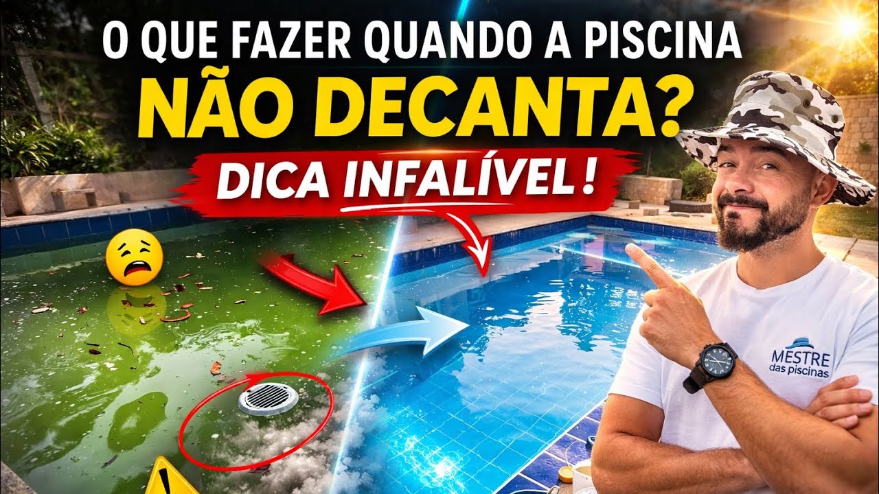 Piscina Não Quer Decantar? Faça ISSO Antes de Desistir 
